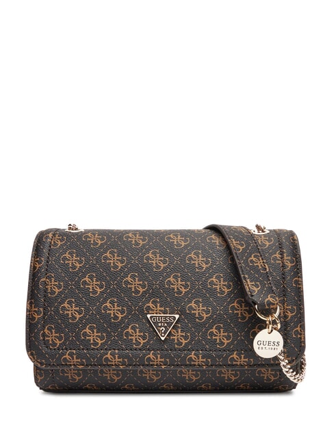 GUESS NOELLE 2 4G Geantă de umăr / geantă crossbody maro - Genți femei