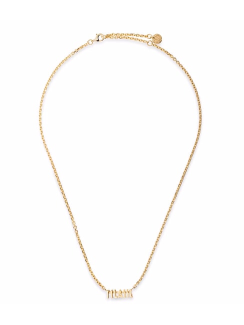 ALVIERO MARTINI PRIMA CLASSE MONTENAPO Colier din argint cu logo aur - Lănțișoare