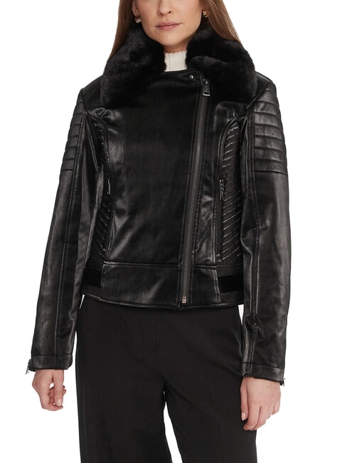 GUESS DARCEY Jachetă de motociclist jetbla - Jachete pentru femei