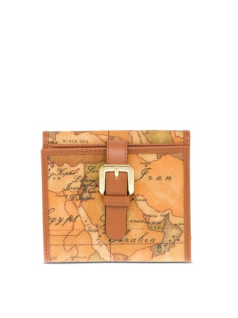 ALVIERO MARTINI PRIMA CLASSE GEO CLASSIC Portofel mic cu cataramă NATURAL - Portofele femei