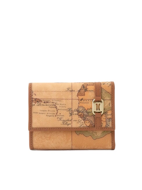 ALVIERO MARTINI PRIMA CLASSE GEO CLASSIC Portofel mediu cu două pliuri NATURAL - Portofele femei