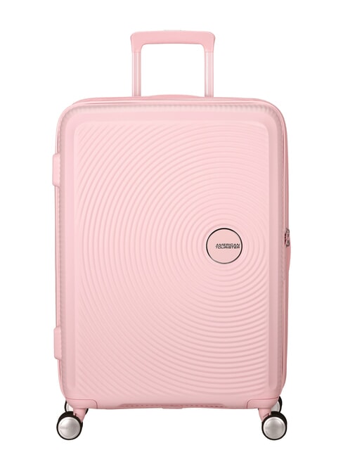 AMERICAN TOURISTER SOUNDBOX SPINNER Troller mediu, extensibil roz pastel - Trolere rigide
