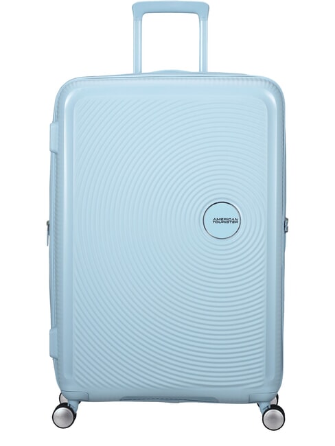AMERICAN TOURISTER Troler Linia SOUNDBOX, dimensiuni mari, extensibilă PASTEL ALbastru - Trolere rigide