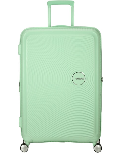 AMERICAN TOURISTER Troler Linia SOUNDBOX, dimensiuni mari, extensibilă verde pastel - Trolere rigide