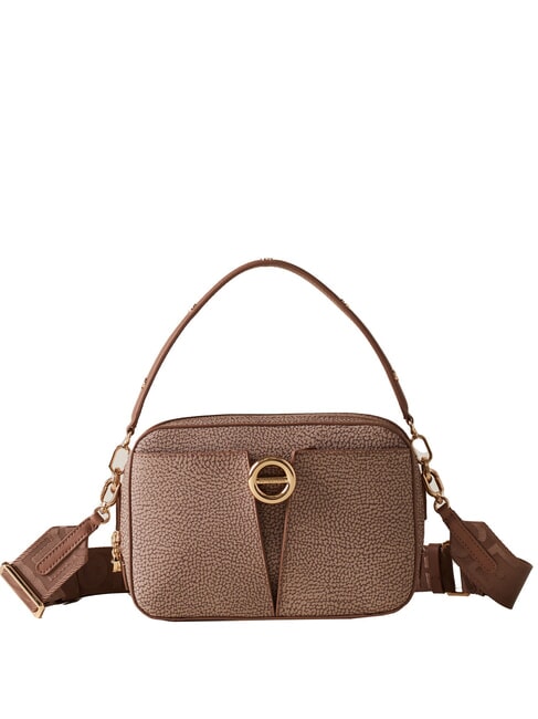 BORBONESE TULIP Geantă mini cu curea de umăr ciupercă - Genți femei