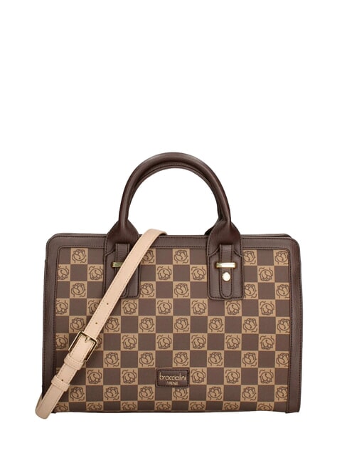 BRACCIALINI MONORANGE Geantă de mână cu curea de umăr maro - Genți femei