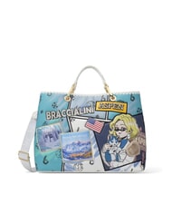 BRACCIALINI CARTOLINE Geantă de mână cu curea de umăr - Genți femei