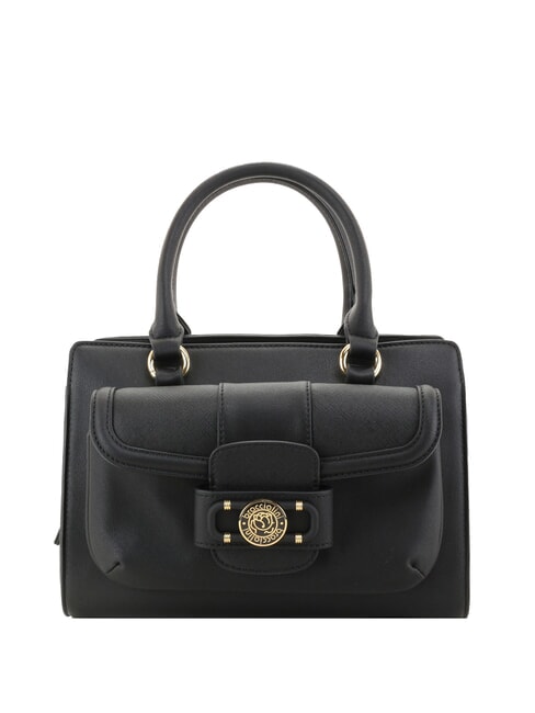 BRACCIALINI CHAIN Geantă de mână cu curea dublă de umăr negru - Genți femei