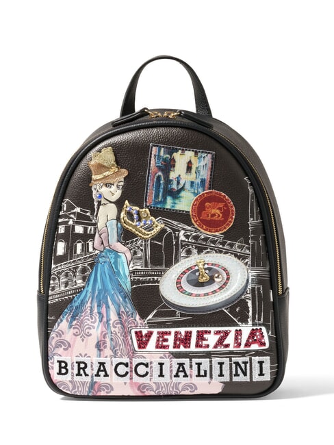 BRACCIALINI CARTOLINE Rucsac rotund VENICE multi - Genți femei