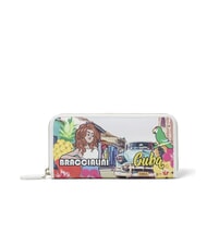 BRACCIALINI CARTOLINE Portofel mare cu fermoar CUBA multi - Portofele femei - 1