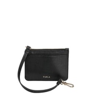 FURLA BABYLON Suport card din piele cu breloc - Portofele femei