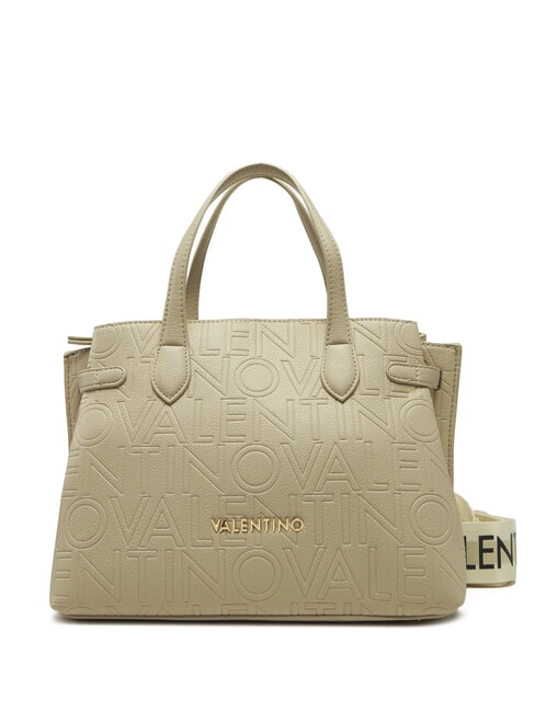 MARIO VALENTINO PANSY Geantă de mână cu două bretele de umăr ecru - Genți femei