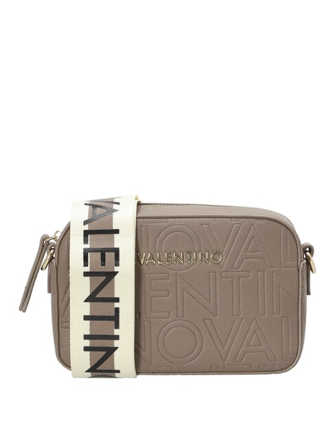 MARIO VALENTINO PANSY Geantă pentru cameră foto cu două curele de umăr taupe - Genți femei