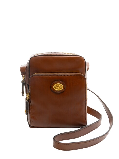 THE BRIDGE STORY UOMO Geantă din piele cu buzunar BROWN - Genți de umăr bărbați