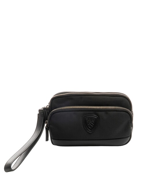 BLAUER AVENUE Geantă de mână pentru bărbați BLACK - Husă pentru tabletă și organizator