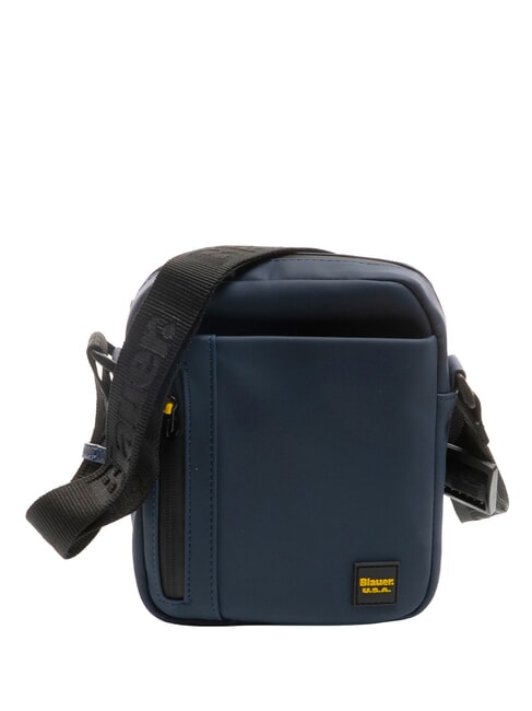 BLAUER RUBBER Geantă mică cauciucată BLUE - Genți de umăr bărbați