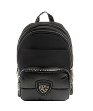 BLAUER PADDED NYLON Rucsac cu logo cu strasuri BLACK - Genți femei - 1