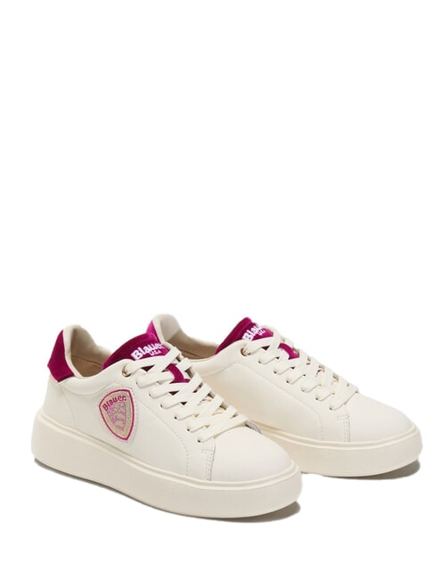 BLAUER VENUS Teniși pentru femei cremă/ciclamină - Pantofi femei