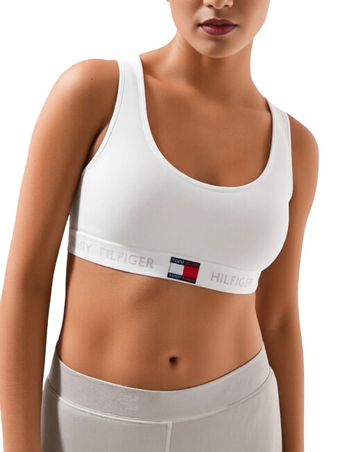 TOMMY HILFIGER TH Sutien fără burete alb - Lenjerie de corp pentru femei