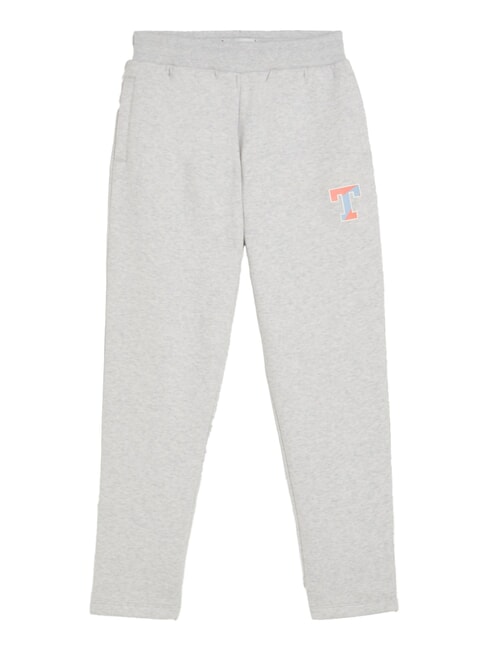 TOMMY HILFIGER TH KIDS Pantaloni de trening cu logo nou gri deschis heather - Treninguri pentru copii