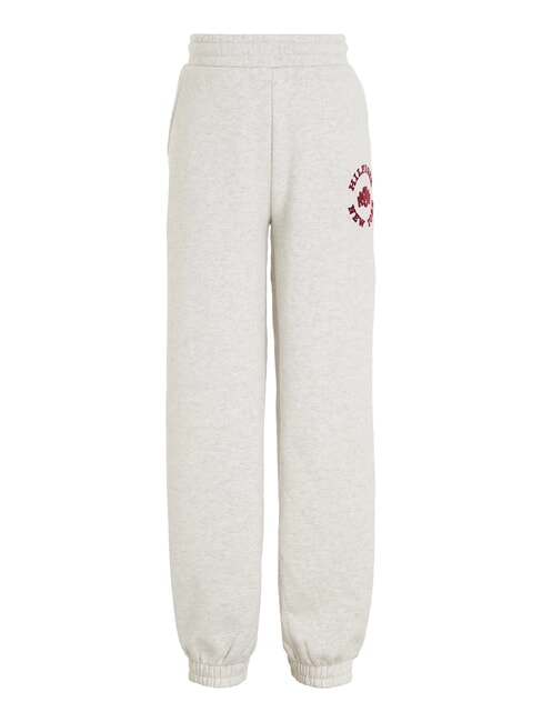 TOMMY HILFIGER TH KIDS Pantaloni de trening cu stemă nou gri deschis heather - Treninguri pentru copii