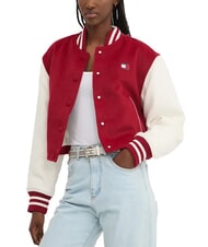 TOMMY HILFIGER TH JEANS Jachetă scurtă din amestec de lână - Jachete pentru femei