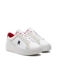 TOMMY HILFIGER TH PLATFORM COURT Tenisi din piele - Pantofi femei