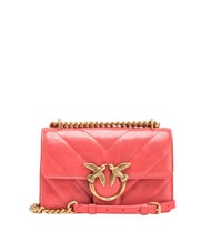 PINKO LOVE ONE MINI Geanta mini din piele despicata - Genți femei