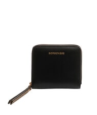 BORBONESE BIRDIE Portofel mic din piele cu fermoar - Portofele femei