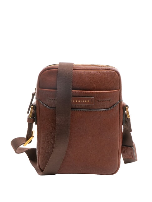 THE BRIDGE SERRISTORI Geantă de piele BROWN - Genți de umăr bărbați