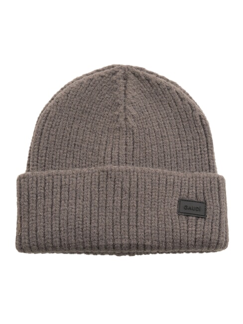 GAUDÌ EVAN Căciulă beanie cu manșetă darkgrey - Căciuli