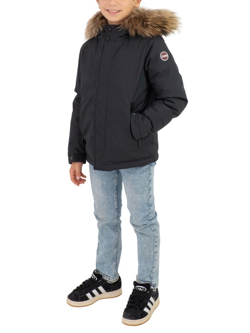 COLMAR RECALL KIDS Jachetă căptușită cu glugă vârf negru - Jachete pentru copii