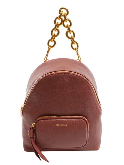COCCINELLE FENIX Rucsac mic din piele coniac - Genți femei