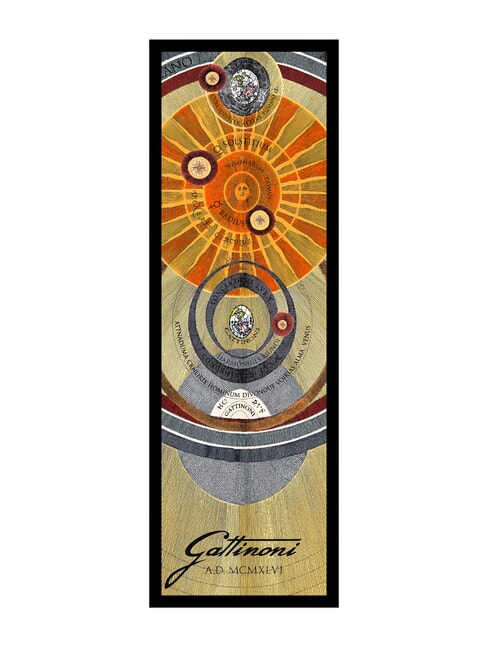 GATTINONI PLANETARIUM Stolă de mătase clasic imprimat - Eșarfe