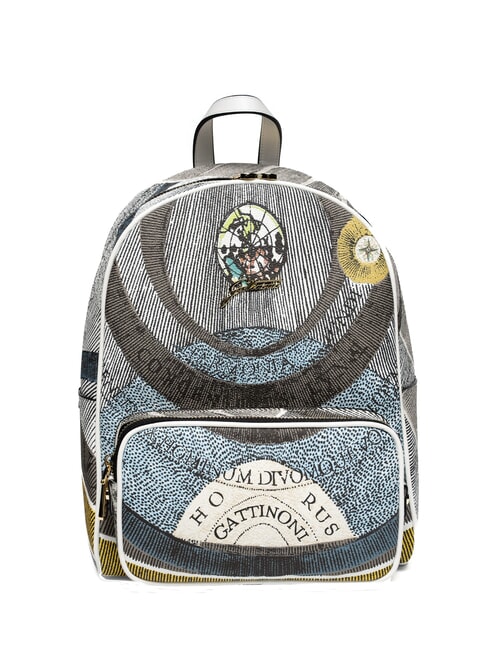 GATTINONI PLANETARIUM Rucsac mediu lună/alb - Genți femei