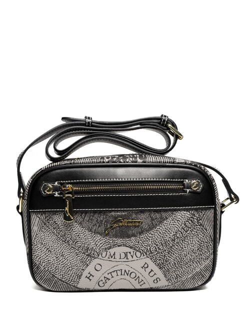 GATTINONI PLANETARIUM Geanta de umar cu buzunar gri deschis monocrom/negru - Genți femei