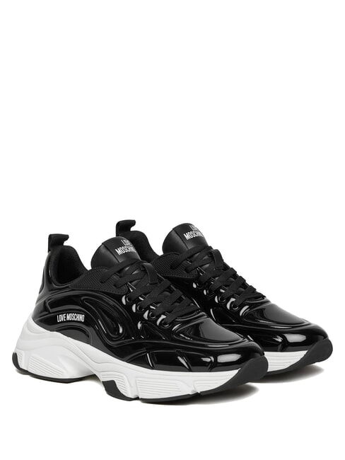 LOVE MOSCHINO STARDUST 60 Adidași negru - Pantofi femei