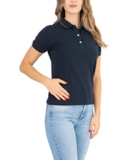 COLMAR MONDAY Tricou polo de damă cu detalii strălucitoare, croială slim fit albastru marin - maiou Polo - 1