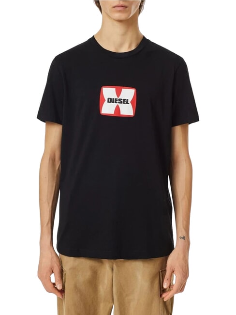 DIESEL T-DIEGOR Tricou de bumbac negru - tricou