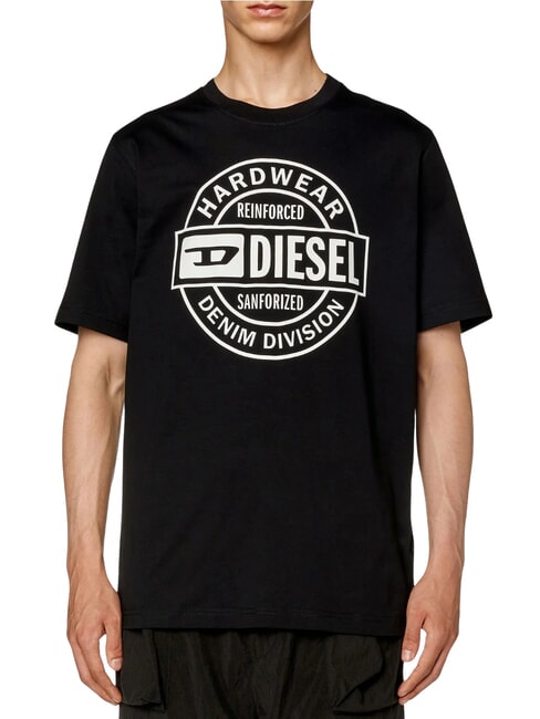 DIESEL T-JUST Tricou de bumbac negru - tricou