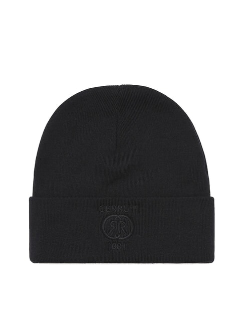 CERRUTI BEANIE Șapcă cu logo brodat negru - Căciuli