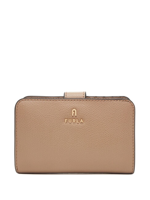 FURLA CAMELIA Portofel de dama din piele greige - Portofele femei