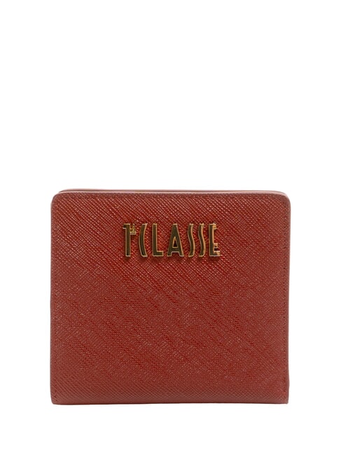 ALVIERO MARTINI PRIMA CLASSE WINDY CITY Portofel mic cu două pliuri arțar roșu - Portofele femei