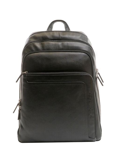 PIQUADRO X1 Rucsac pentru laptop din piele de 15,6". negru - Rucsacuri pentru laptop