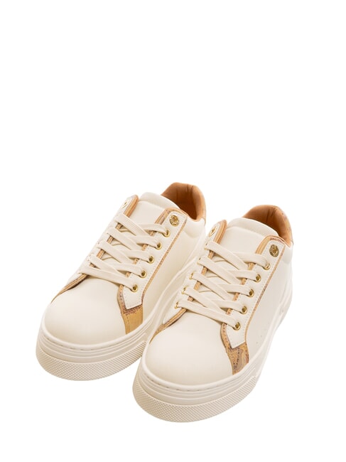 ALVIERO MARTINI PRIMA CLASSE GEO Adidași Alb / Geo Bej - Pantofi femei