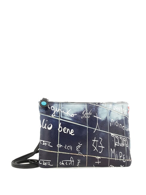 GABS BEYONCE MULTICOLOR M Geantă de umăr din piele cu curea de mână Te iubesc - Genți femei