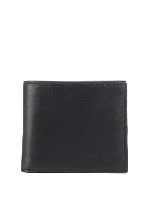THE BRIDGE ALBERTO Portofel din piele negru - Portofele bărbați