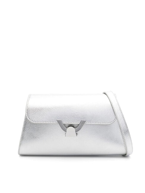 COCCINELLE DEW Geanta de umar, din piele SILVER - Genți femei