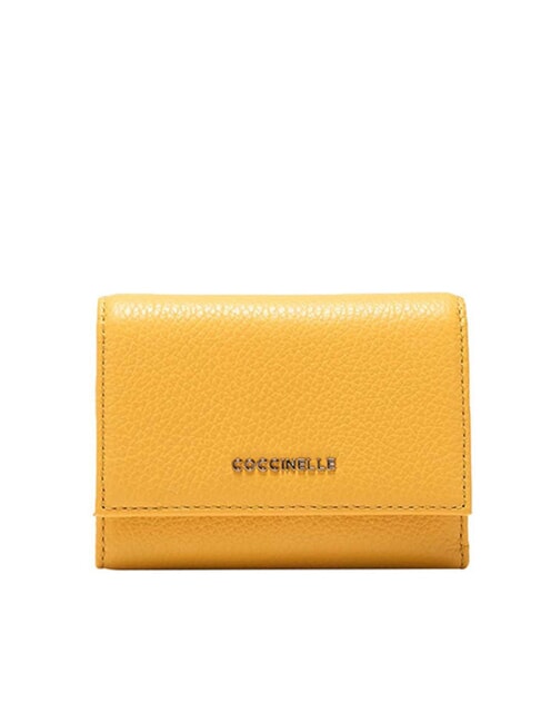 COCCINELLE METALLIC SOFT  Portofel mic din piele însorită - Portofele femei