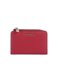 COCCINELLE METALLIC SOFT Suport card din piele - Portofele femei